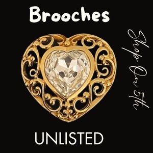 Unlisted Brooches